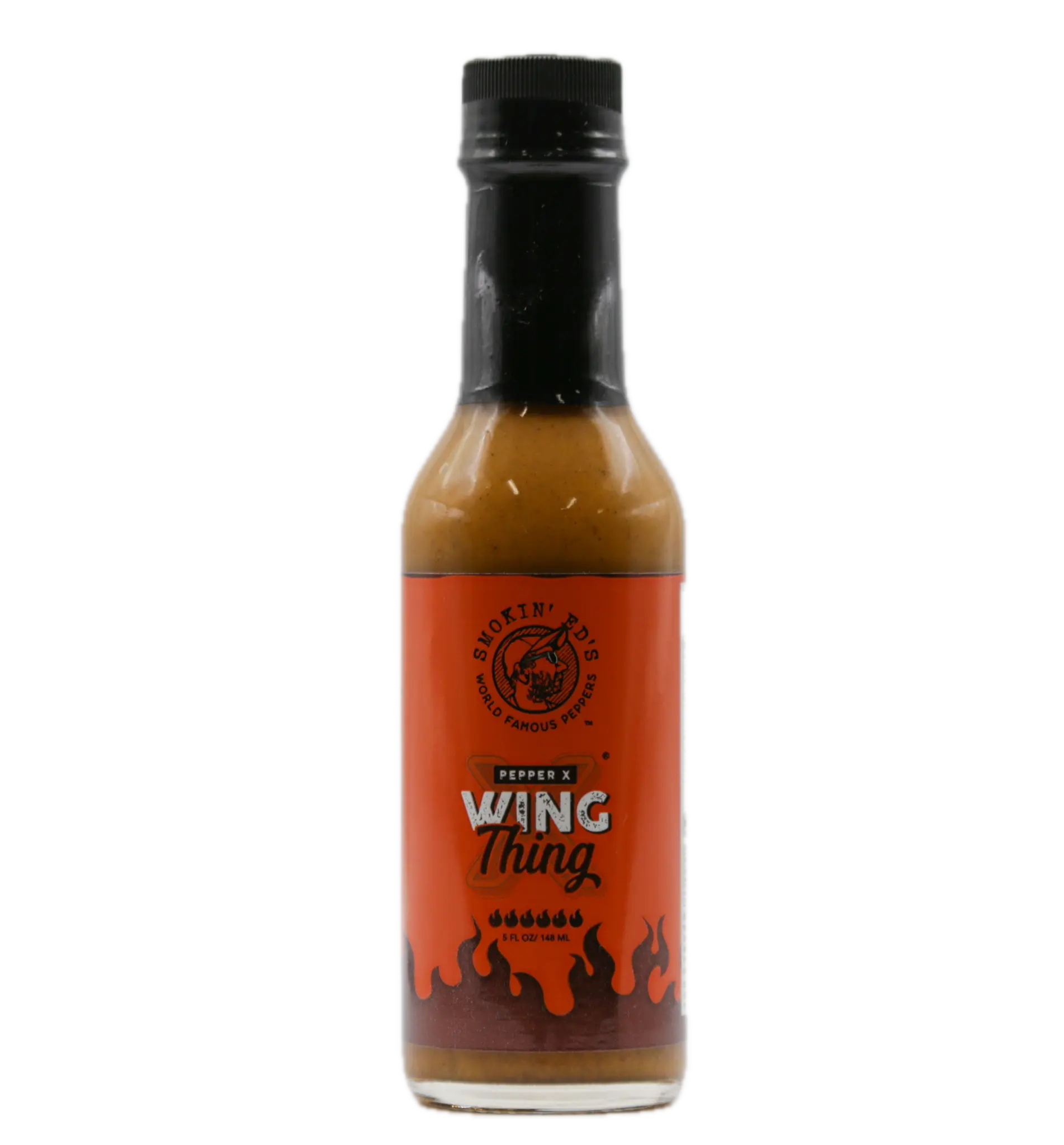 Smokin' Ed's Wing Thing Pepper X Sauce - Chilli Flavor, Spicy Sauce for Chicken, Garlic, and More - Ideal for Spicy Dishes