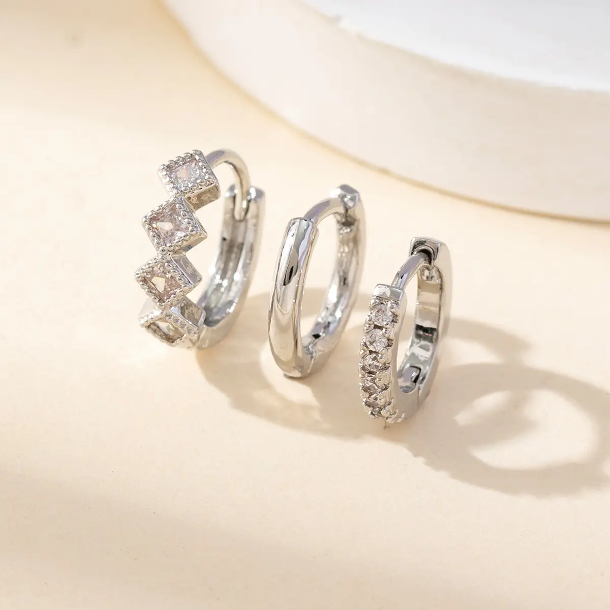 Style 3 Silver  3 Piece Set