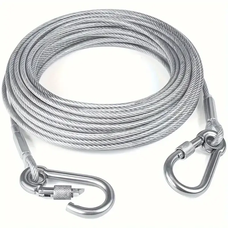 Stainless Steel Clothesline, Portable Outdoor & Indoor Retractable Clothesline, Durable Rustproof Wire for Travel, Camping, Bathroom, Laundry Room, Dorm Essentials – 2m / 5m / 10m Options