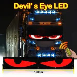 LED Matrix Pixel Panel, Scrolling Bright Advertising LED Signs, Flexible USB 5V LED Car Sign Bluetooth App Control