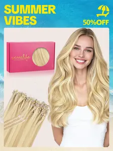 Wennalife T Lock Tip Hair Extensions Real Human Hair 50g 60s 16 Inch to 22 Inch Jet Black Real Human Hair Quality Assurance Invisible Fuller Seamless Remy Hair Natural Easy Soft Silky #Summervibes