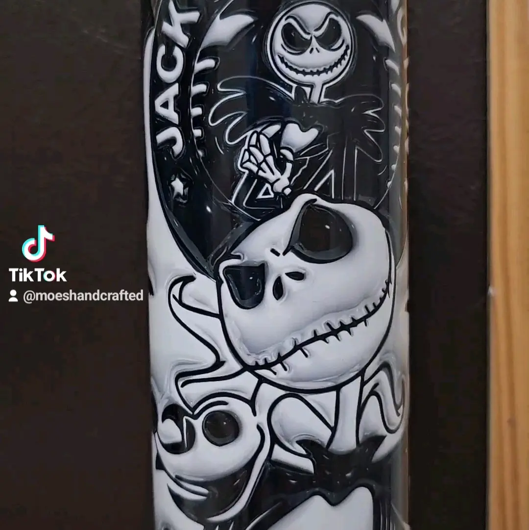 Jack Skellington Nightmare Before Christmas Inflateable Tumbler
