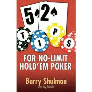 USED-52 Tips for No-Limit Hold'em Poker by Shulman, Barry (Paperback)