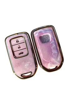 Honda Accord Key Fob Cover for Civic, CRV, Pilot, Ridgeline 2016-2022, Soft TPU Full Protection Case