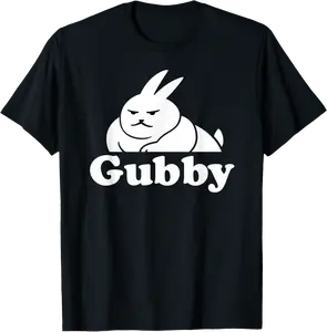 Funny Cute Rabbit Meme Gubby The Rabbit Gubby T-Shirt - Alizejaqua Shop 43B0F9LS2CYB