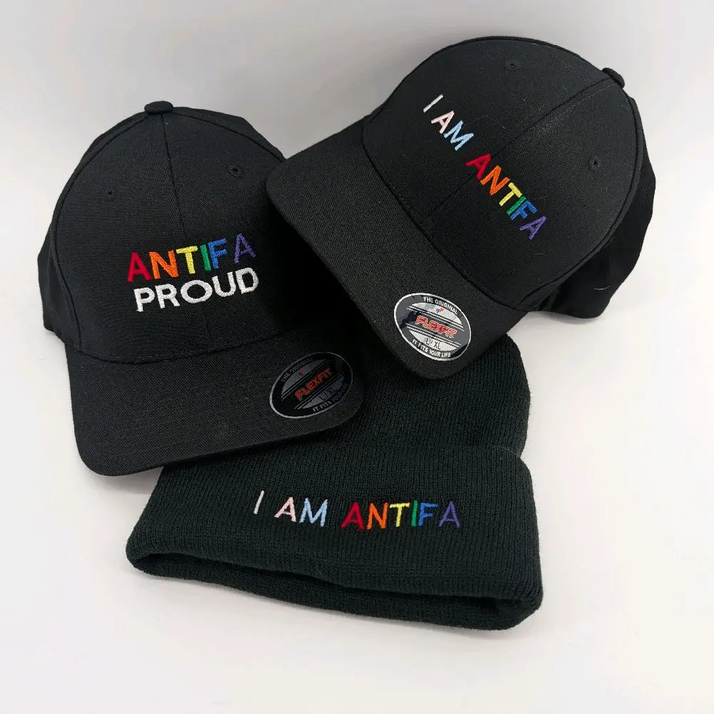 Antifa Proud Hat or Beanie