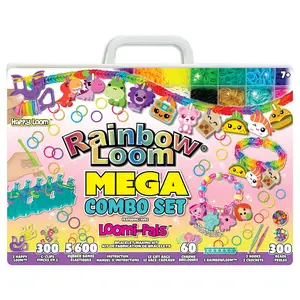 Choon's Design Rainbow Loom Loomi Pals 5,600 Band Bracelet Kit
