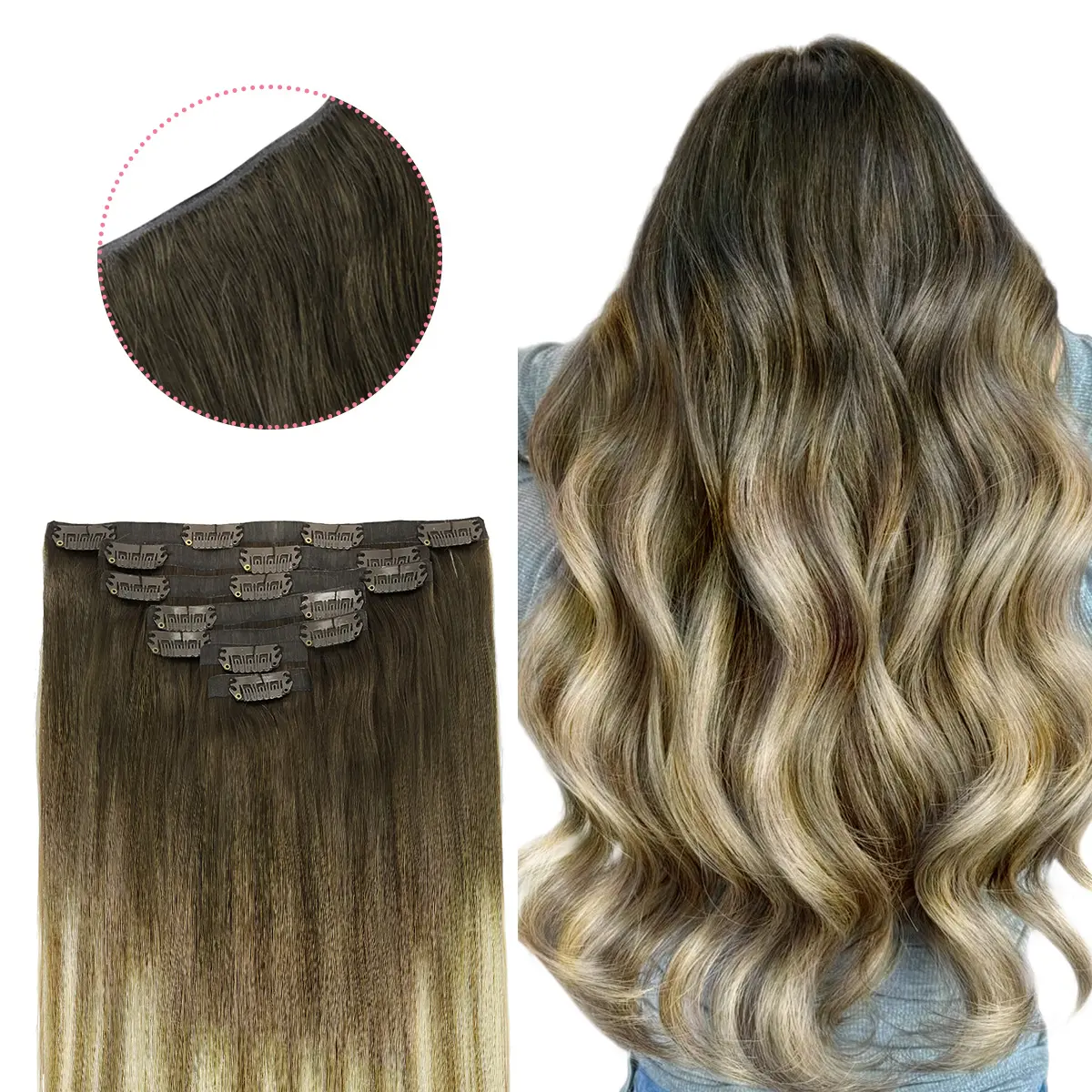 #3/8/613 Bleach Blonde Balayage