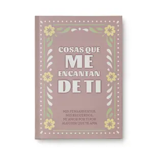 Cosas Que Amo de Ti – Diario Romántico para Parejas con 50 Preguntas, Libro Personalizado de Amor, Regalo para Aniversario o San Valentín