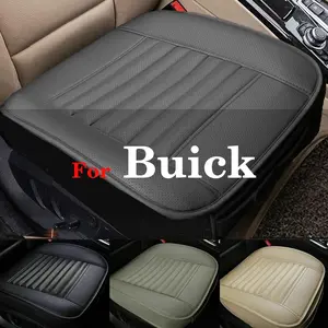 1 Piece For Buick Car SUV Front Seat Cover Full Surround / Half Surround PU Leather Comfort Soft Cushion Cover Anti-Slip Protector Pad Mat Breathable