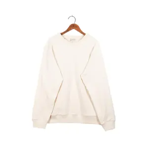 Amagansett Beach Upcycled Terry Cotton Sweater - Ecru