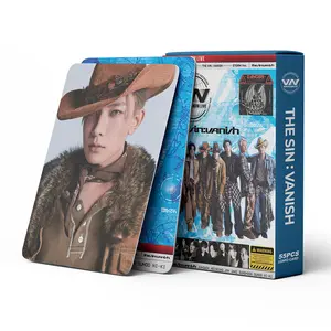 K-pop Boy Group EN 7th Mini Album THE SIN VANISH Themed Photocards, 55 Pieces No Repeat