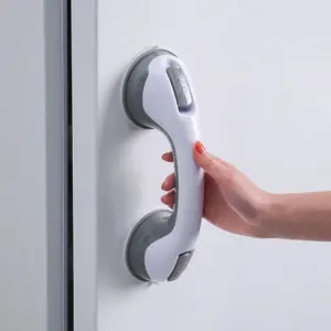 Non-Slip Bathroom Shower Handle, No-Drill Glass Suction Grip, Strong Adhesive, Easy Installation, Ideal for Elderly & Kids Safety