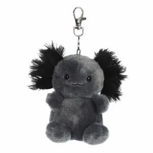 Palm Pals Adorable Onyx Axolotl Black Soft Plush Collectable Stuffed Animal