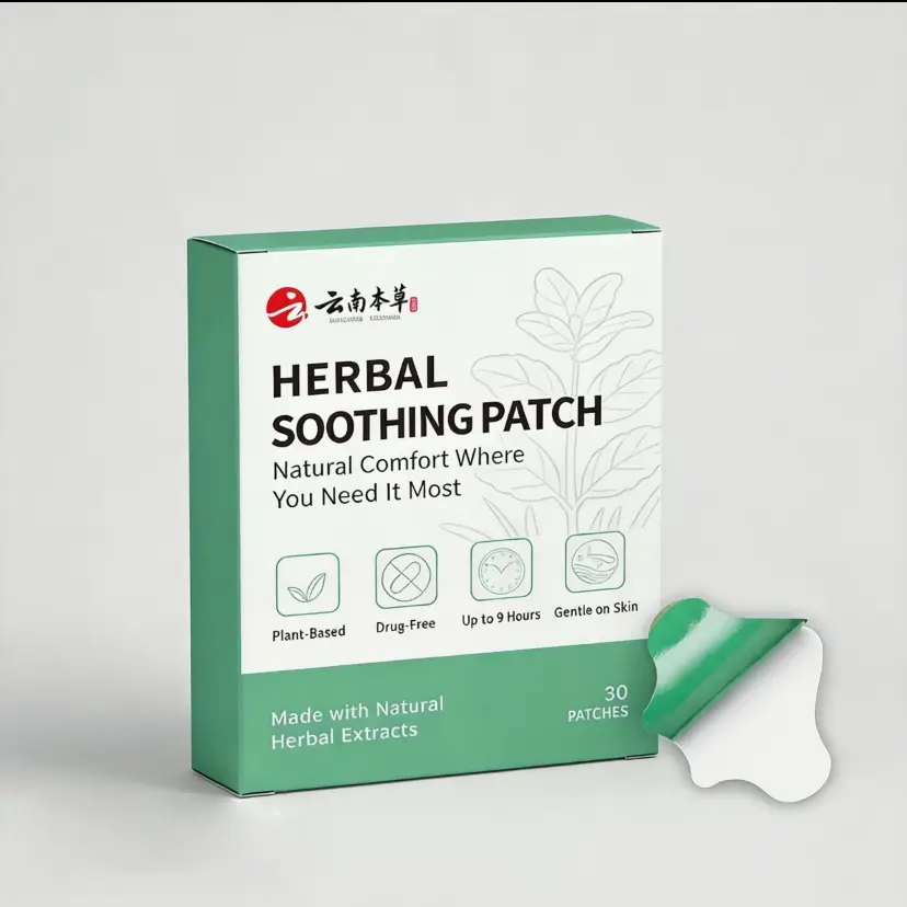 Natural Herbal Knee Patches, 30 Patches, Long-Lasting Joint & Bone Pain Relief, Gentle Heat Therapy for Warm Comfort & Support, Convenient for Home & On-the-Go Use knee spine cold daily warming Hypoallergenic Body Care Patches Overnight Wrinkle Patches