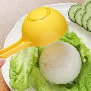 1pcs Half Round Rice Spoon Non-Stick Sushi Mold & Onigiri Scoop, Perfect for Home Kitchen or Restaurant Use
