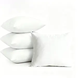 2/4/6pcs Pillow Insert, Extra Large,Decorative Square Pillow Inserts , with A Zipper Closure,Ultra-Fluffy, Skin-Friendly, Cloud-Like Softness & Quick Rebound, Ideal For Garden, Courtyard & Terrace Decor, Sofa & Bed Use,Perfect Holiday Gift