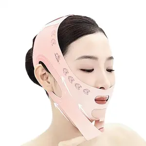 V Line Lifting Mask Chin Strap for Sleeping: Double Chin Reducer Face Lift Up Belt - Chin Jaw Exerciser Strap for Women Men