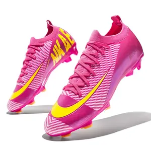 New Men's Soccer Shoes Training Cleats Sneakers Wholesale FG Top Quality Non-Slip Football Boots Drop Shipping Unisex Adult