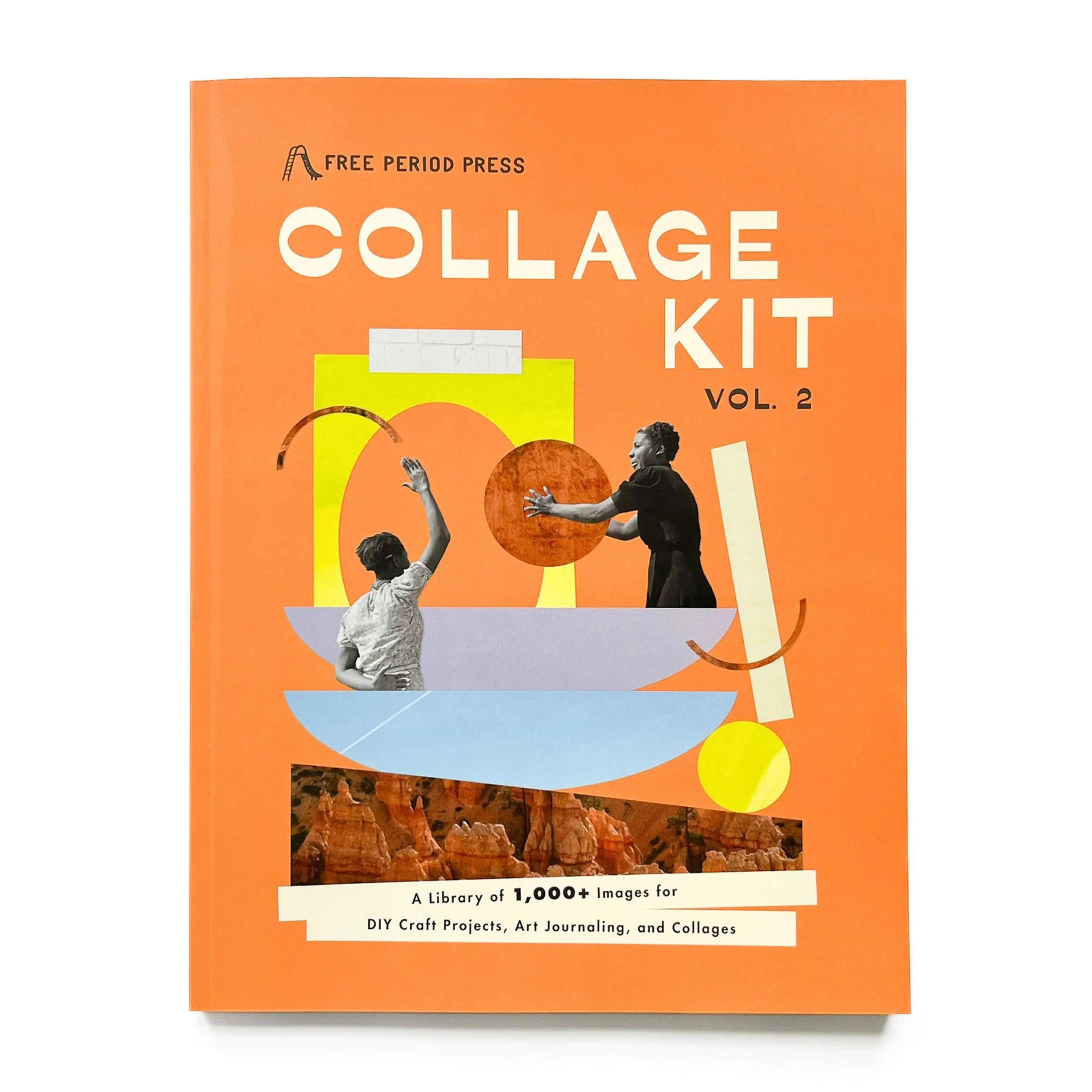 Collage Kit Vol. 2: 1000+ Collage Art Images, 230-Page Creative Magazine with Perforated Pages, Prompts & Art Inspiration for Junk Journaling & DIY Crafts