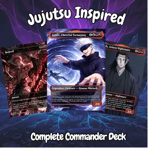 Jujutsu Inspired Anime Commander 100 Card Deck + Tokens | EDH Proxy
