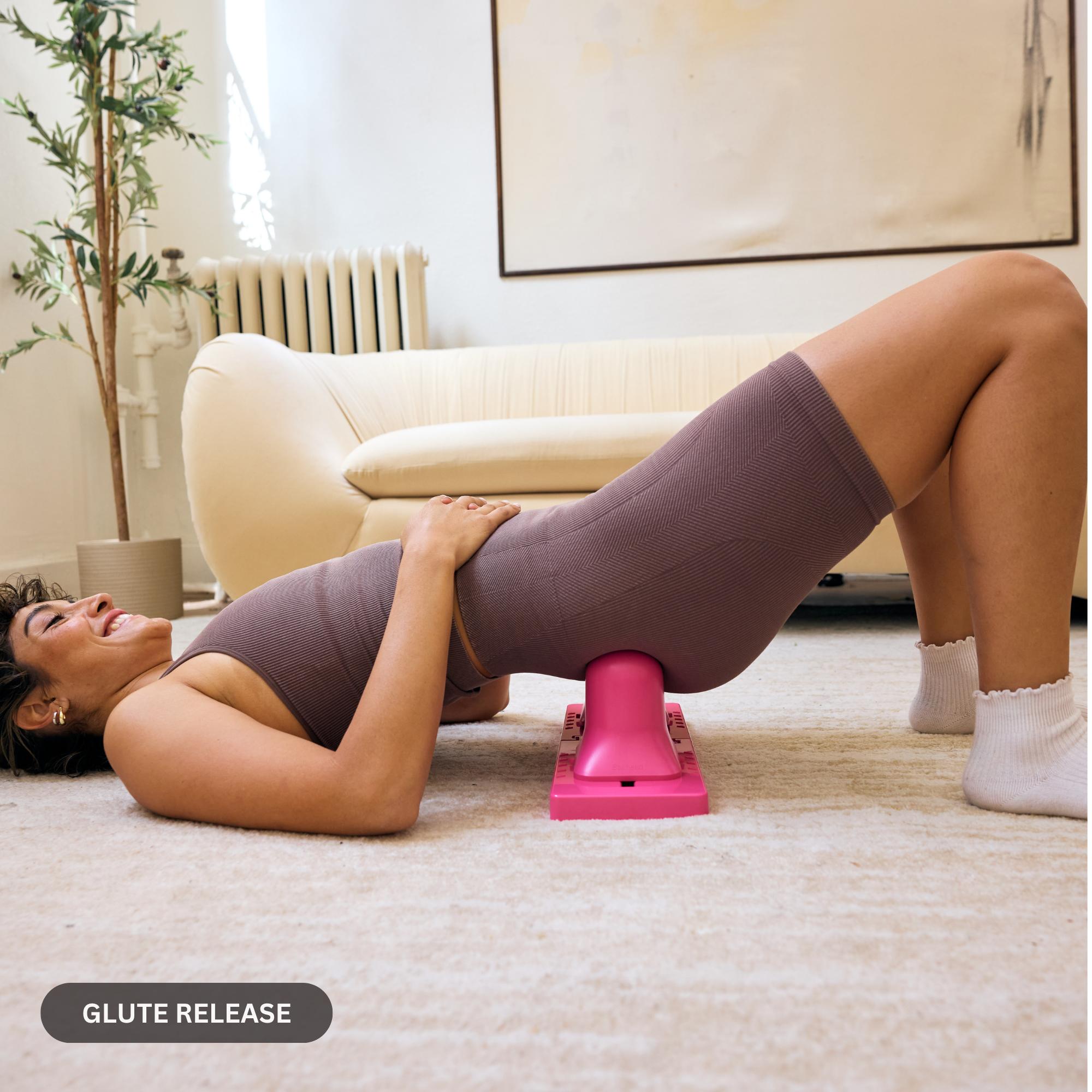 Thrival Relief Pro - Fully Adjustable Psoas and Iliacus Muscle Release Tool with Thrival App for Hip Flexor, Back, Glute and Neck Pain - Trigger Point and Myofascial Release Tool - Carbon Black