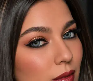 Sky Blue Lightweight Cosmetic Eye Makeup Product