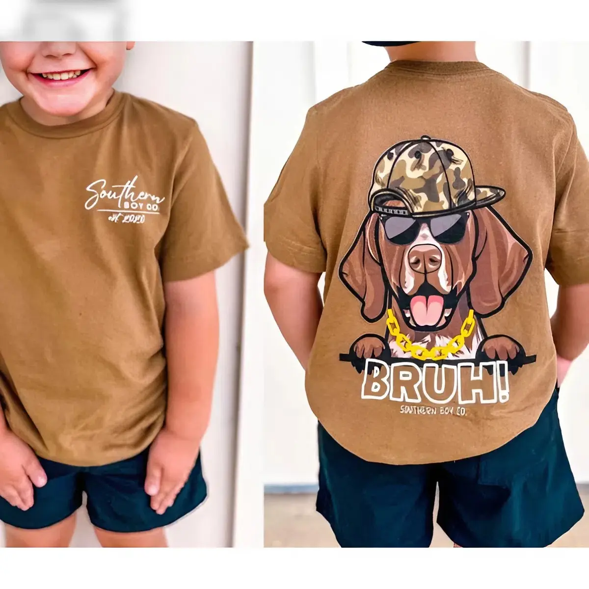 Bruh GSP Dog Boy's Youth and adult sweatshirt, tshirt for youth, country boy clothes, western youth clothes, trending summer, Trending tee, Youth clothing, Family shirt, gift for son and daughter, outdoor for boys girls