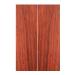 Bookmatched Padauk Wood Knife Handle Scales – Knife Handle Materials – Natural Wood Knife Scales for DIY Crafts – Size 3/8 x 1 9/16 x 4 3/4 inches – 1 Pair