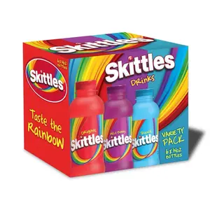 Skittles Drink Variety 6 Pack Wild Berry Tropical Original