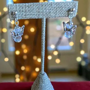 Christmas Angel Bead Earrings
