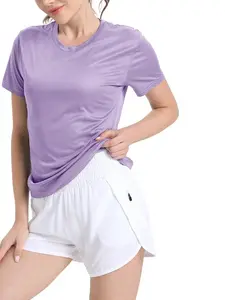 Women's Quick Dry Compression T Shirt for Gym & Run