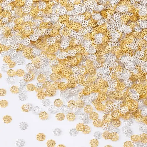 2000pcs gold & silver