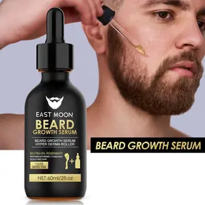 Beard Growth Kit - Serum & Roller Duo for Thicker Facial Hair - Natural Nutrient Oil + 540 Needle Roller - Daily Grooming Essentials for Men,Easy to Use, Perfect Gift for Him
