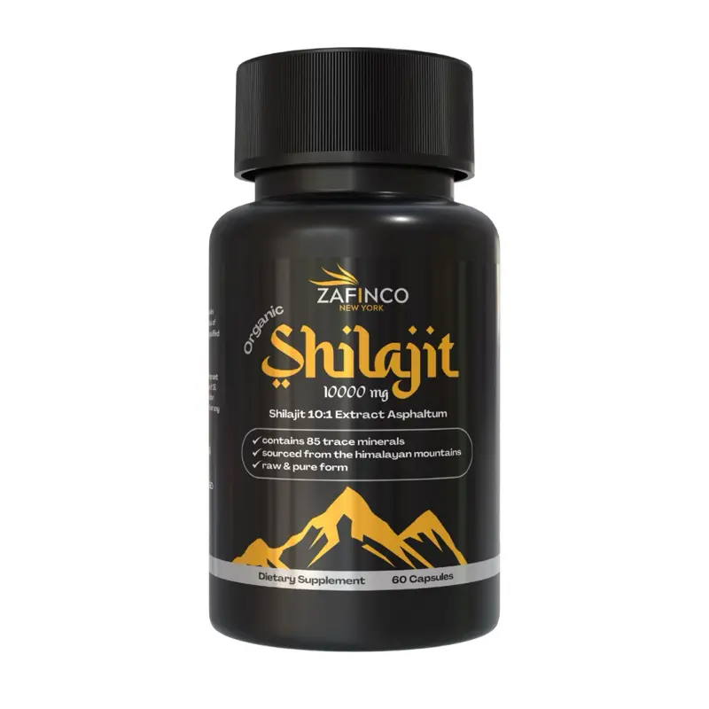 Zafinco Shilajit 1000mg capsule  Mineral Vitamins Supplements Healthcare Natural Dietary