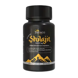 Zafinco Shilajit 1000mg capsule  Mineral Vitamins Supplements Healthcare Natural Dietary