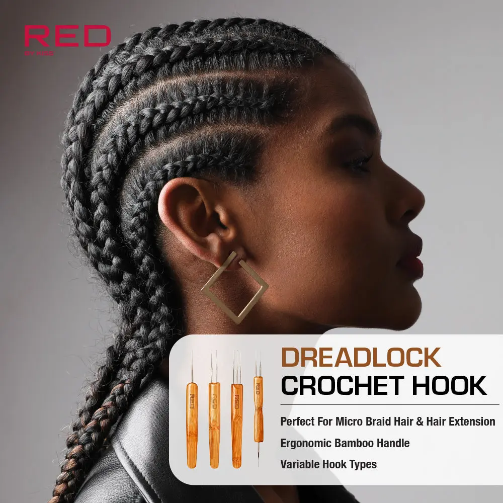 RED by KISS Dreadlock Crochet Hook 0.5mm RED by KISS Dreadlock Crochet Hook 0.5mm
