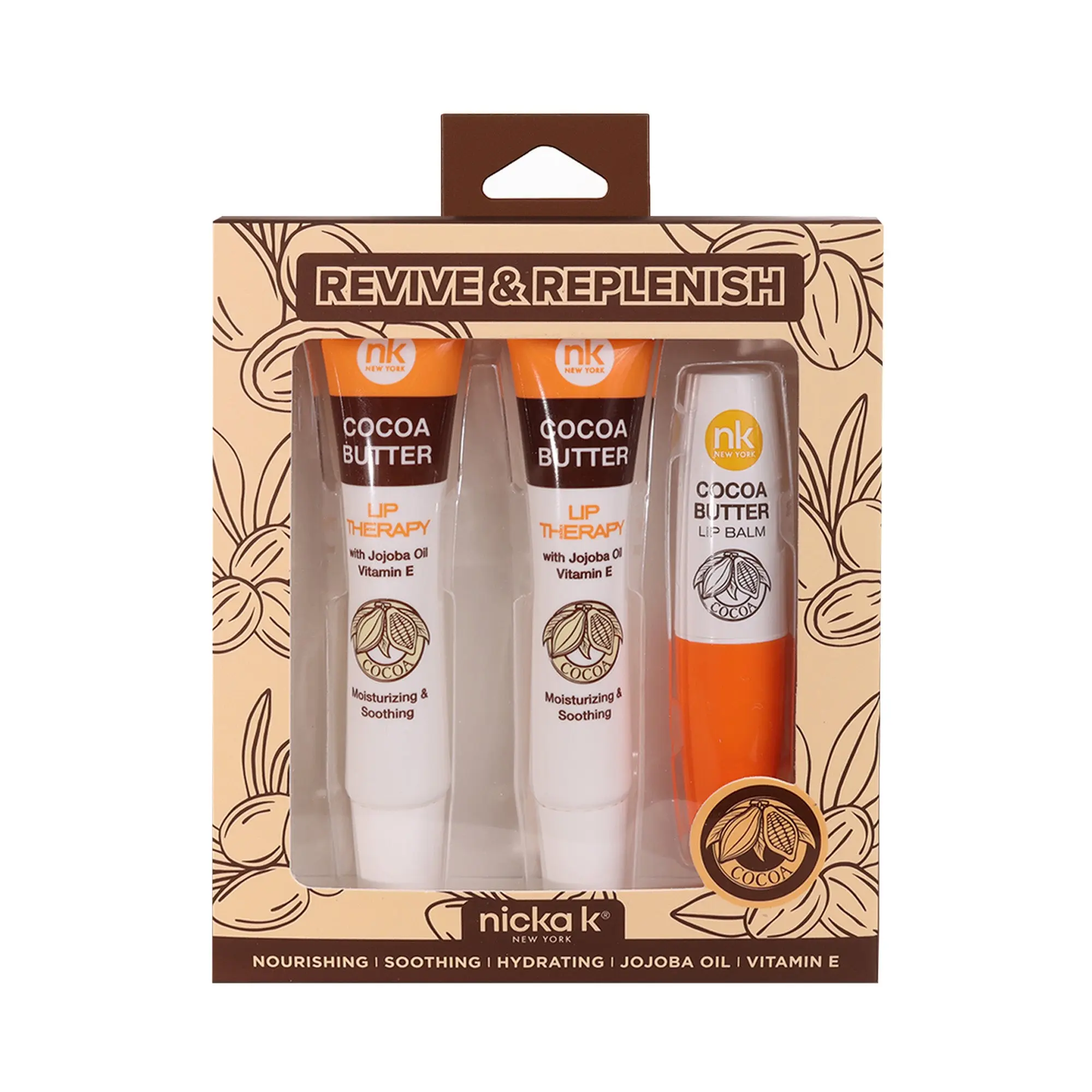 Revive & Replenish | Cocoa Butter Lip Set