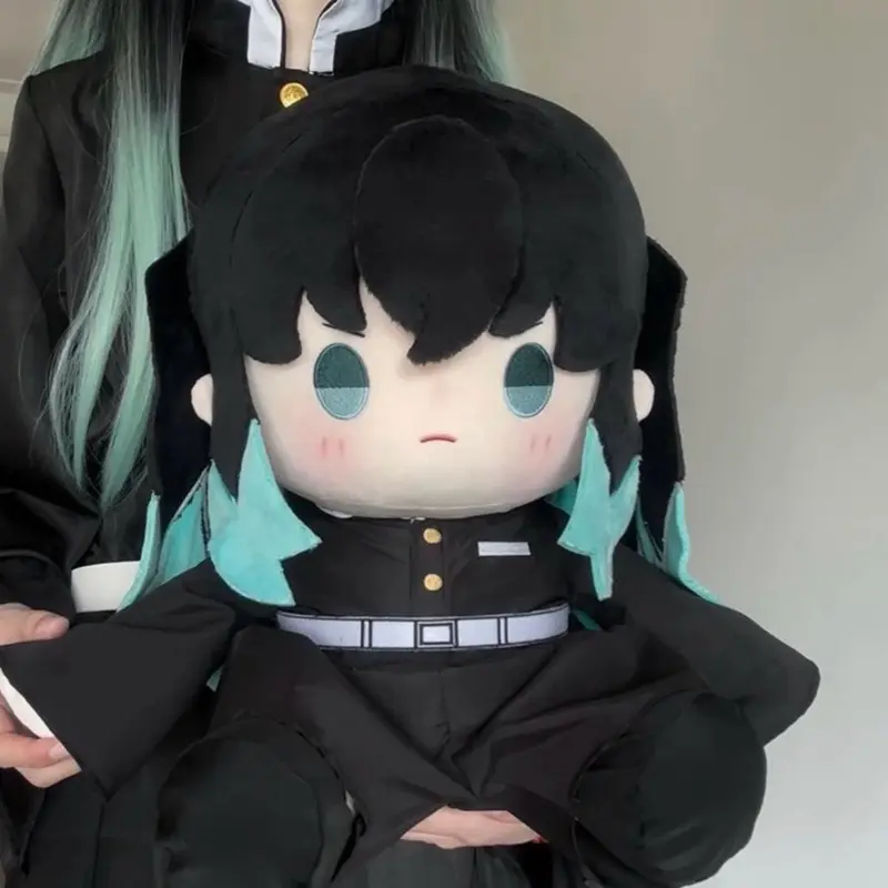 Demon slayer Muichiro Tokito 40cm sitting position plushie doll with cloth