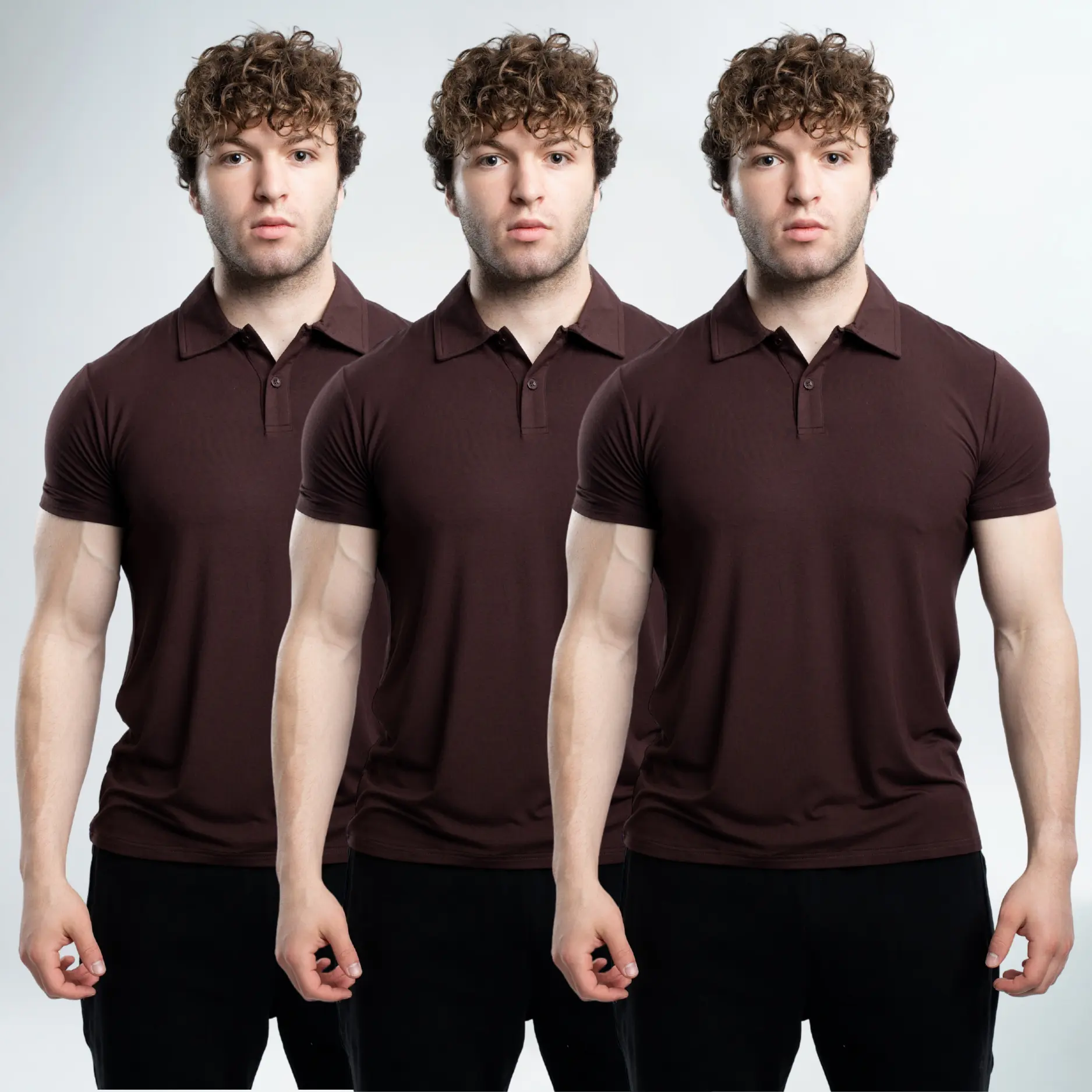 3PK Chocolate Brown