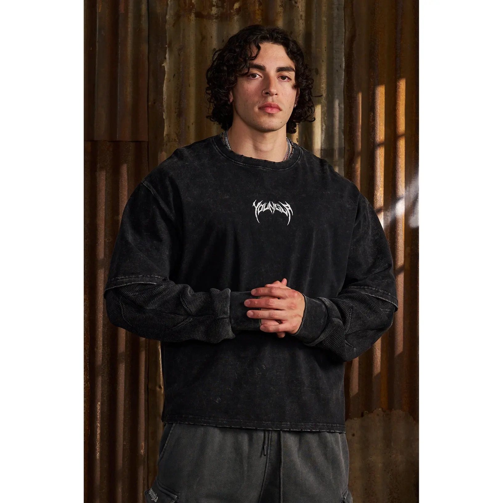 テキーラポン LONG SLEEVE T XL dustbox SHADOWS 8006 - Shadow Twofer Longsleeves - TikTok Shop