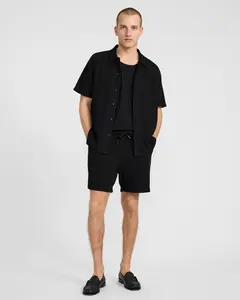 Express Men's 6" Textured Chevron Drawstring Elastic Waist Short