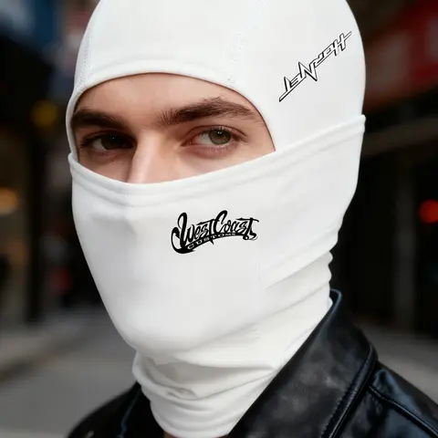 West Coast Dual Standard Breathable Face Mask, Dustproof & Windproof Full Face Protection, No Sweating, Elastic Face Patch, Ideal for Cycling, Outdoor Sports Mask, Full Balaclava, Breathable Face Cover, Athletic Face Masks
