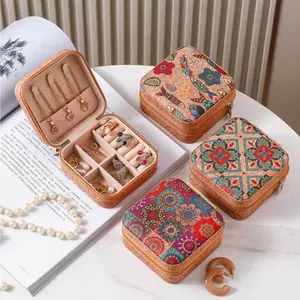 Ring Jewelry Box, Ring Holder, Earring Storage Case, Dustproof Jewellery Display Prop, Perfect Gift for Valentine's Day, Mother's Day, Wedding Anniversary