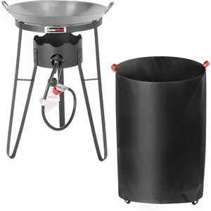 OuterMust TC-02C  Outdoor Cooker With Wok Station With Cover