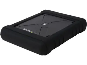 StarTech S251BRU33 2.5" USB 3.0 Hard Drive Enclosure - Rugged - Supports UASP - Tool-Less - IP54 - SSD USB External HDD Enclsoure