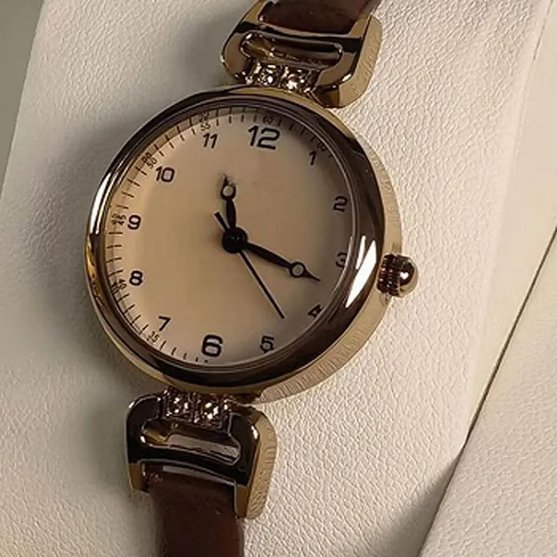 Women's Elegant Round Dial Quartz Analog Watch, Fashionable Watch for Women & Girls, Trendy All-match & Exquisite Watch for Birthday Gift, Fashionable Stylish Watch, Casual Trendy Wristwatch, Fashion Wristwatches