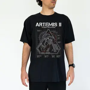 [Sale up to 50%] [Free Ship] Nasa Artemis II SLS Launch T-Shirt, Space Moon Mission Tee, Artemis II 2026 Rocket Launch T-Shirt, Future Moon Mission Tee, Space Exploration