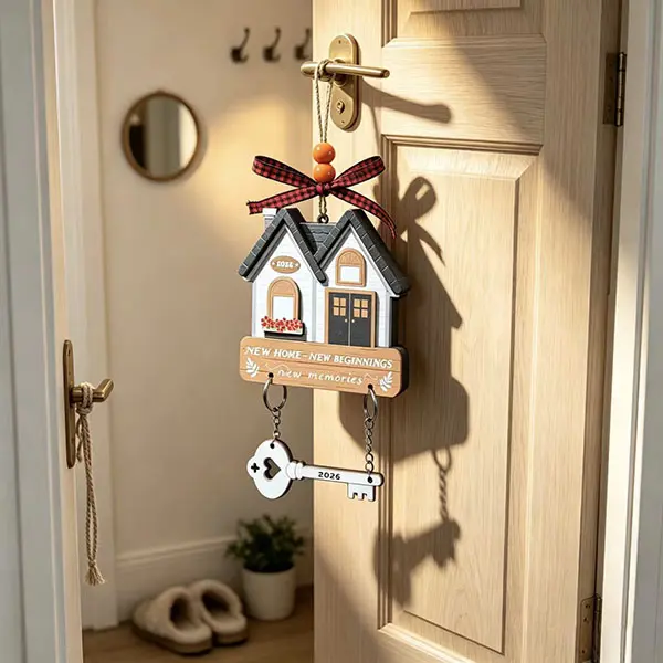 Housewarming gifts for women and couples, housewarming gifts for homeowners — creative new home gift ideas – 2026 new home decor, 3D key-shaped new home souvenirs