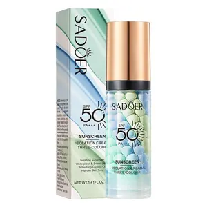 3-in-1 Color Correcting Serum & Primer with SPF 50 PA+++|Hydrating, Oil-Control & Glow-Boosting Formula | Purple, Pink, Green Tones for Radiant, Even Skin Tone